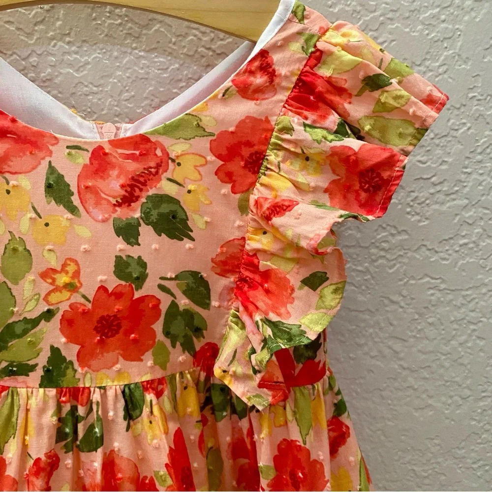 Bonnie Jean Spring Floral Dress - Size 2T